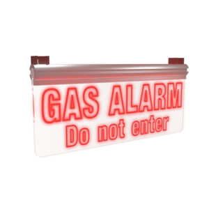 Gas Alarm Sign 30cm One Sided EK30