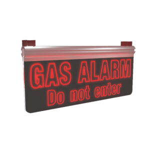 Gas Alarm Sign 30cm Double Sided EK32