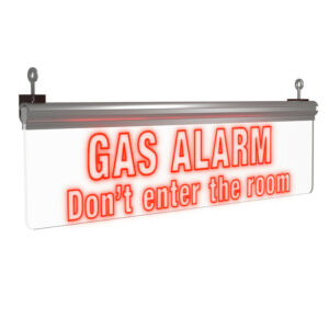 Gas Alarm Sign 60cm Single Sided EK60