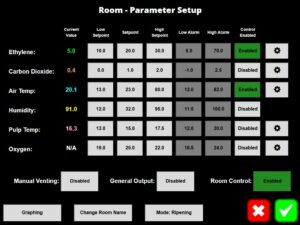 Room Parameter setup