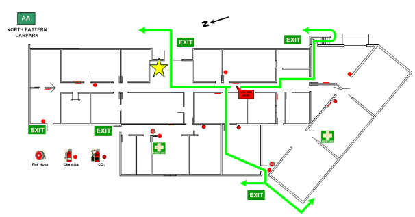 fire safety map